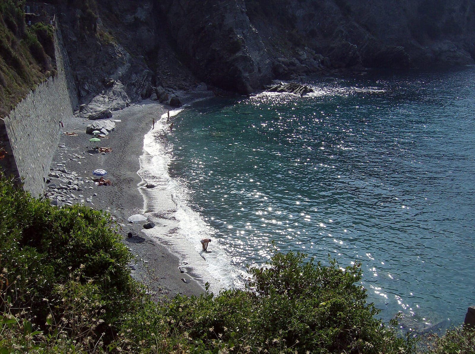 Spiaggia di Guvano — naturist cove (Cinque Terre)