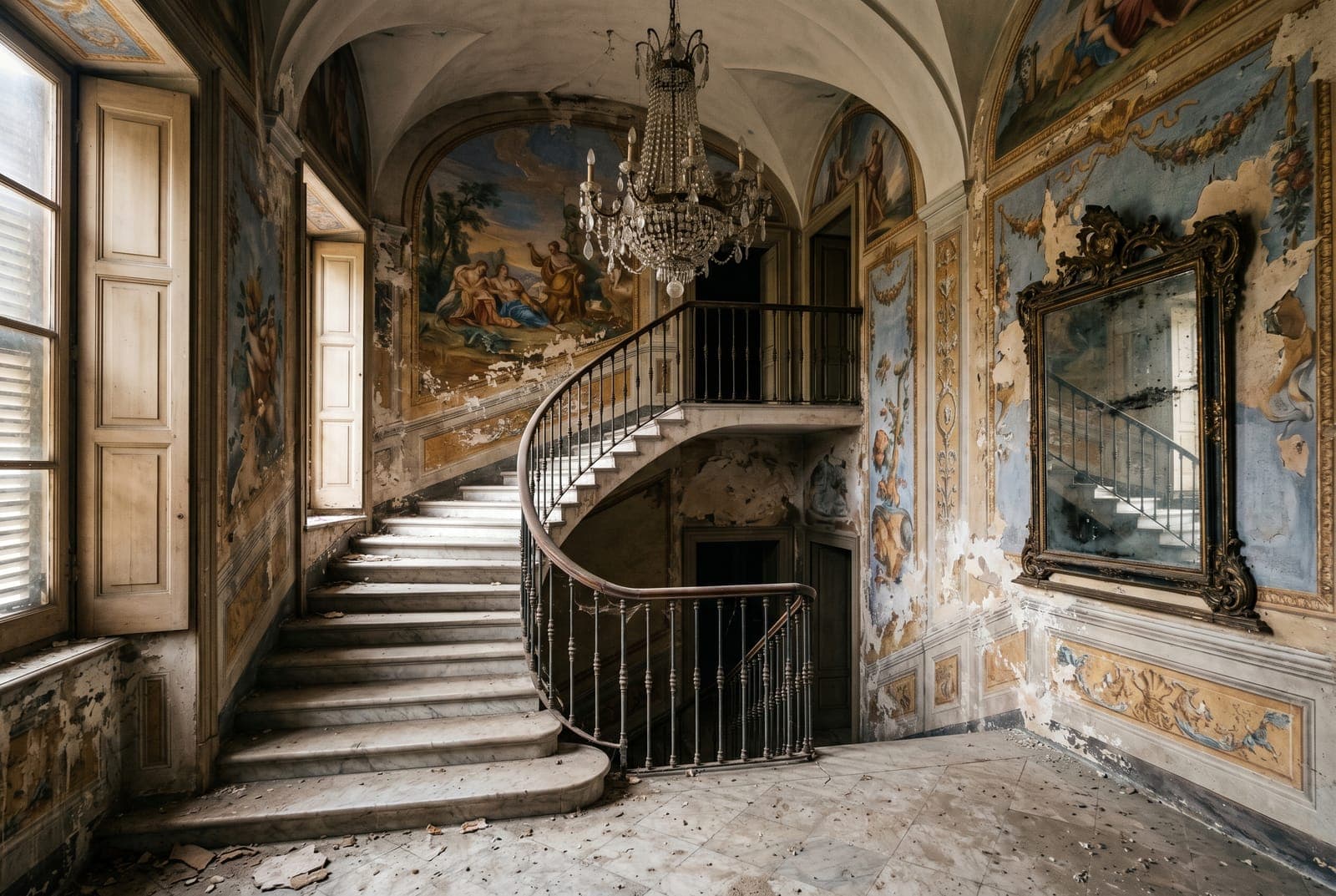 Villa abbandonata del Piemonte (anonymous faded manor)